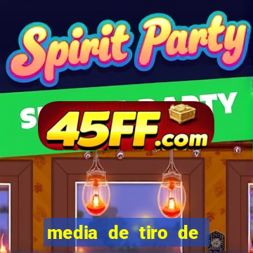 media de tiro de meta por jogo